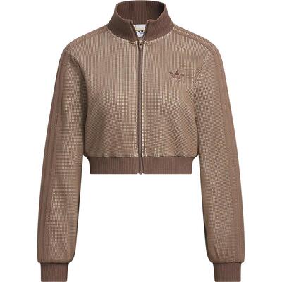 Adidas/阿迪达斯官方正品三叶草女士立领拉链修身夹克外套KC2645