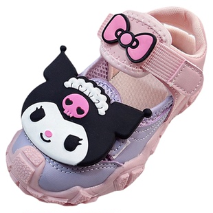 女童夏天海边凉鞋外穿可爱儿童小童鞋子夏款防滑包头洋气2025年潮