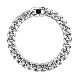 复古钛钢古巴手链男款潮牌百搭嘻哈美式不掉色男生古巴链男士手饰