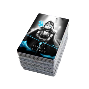 英雄联盟卡贴定制高清防水晶磨砂交通卡片学生校园饭卡八达通贴纸