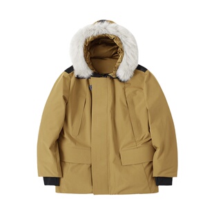 JSSD HOMME 奢级银狐毛领 日本JIN口面料 白鹅绒羽绒服男 CJC017