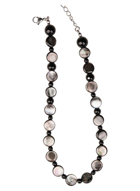 深海黑蝶贝choker颈链