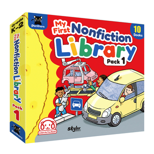亲亲科学图书馆·英文版礼盒(第1辑·10本)My First Nonfiction Library 6-8-10岁原版儿童英文绘本幼儿园一年级进口图书分级阅读