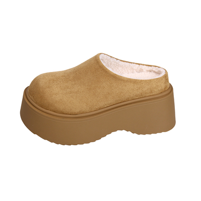 厚底勃肯包头半拖女2025秋冬新款