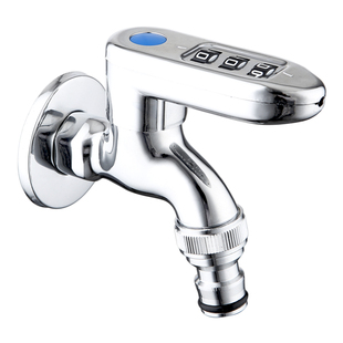 带密码锁水龙头户外4分室内外洗车拖把池加长防盗钥匙洗衣机龙头