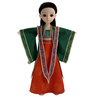 服装设计diy儿童汉服手工材料包4-9岁以上女孩玩具唐宋元明清服饰