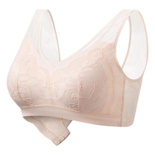 SCHIESSER舒雅女士蕾丝网布亲肤宽肩带舒适无钢托文胸23622B