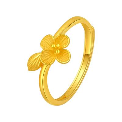 清雅黄金老庙可调节手饰