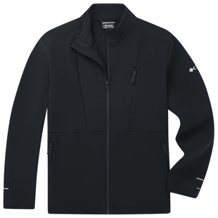 Columbia哥伦比亚户外男子穿行系列拒水徒步旅行软壳衣AE5958