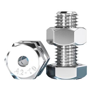 304不锈钢外六角空心螺丝中空螺栓口罩机穿线通孔螺钉M6M8M10M12