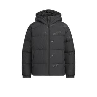 阿迪达斯童装男女大童羽绒服加厚保暖儿童运动连帽羽绒外套JJ5021