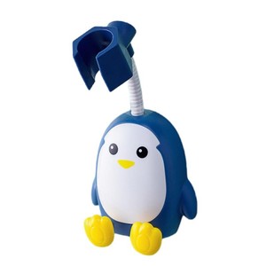 小企鹅花洒支架免打孔浴室可爱