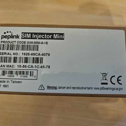 PEPLINK SIM-MINI-8-1E SIM INJEKTOR MINI