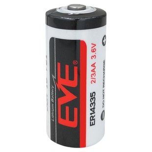 EVE亿纬ER14335锂电池3 6V 2 3AA烟雾报警器 硫化氢检测仪 仪器表