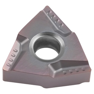 桃形数控外圆车刀片WNMG080404R/08L-VF不锈钢七彩高硬粗车床刀头