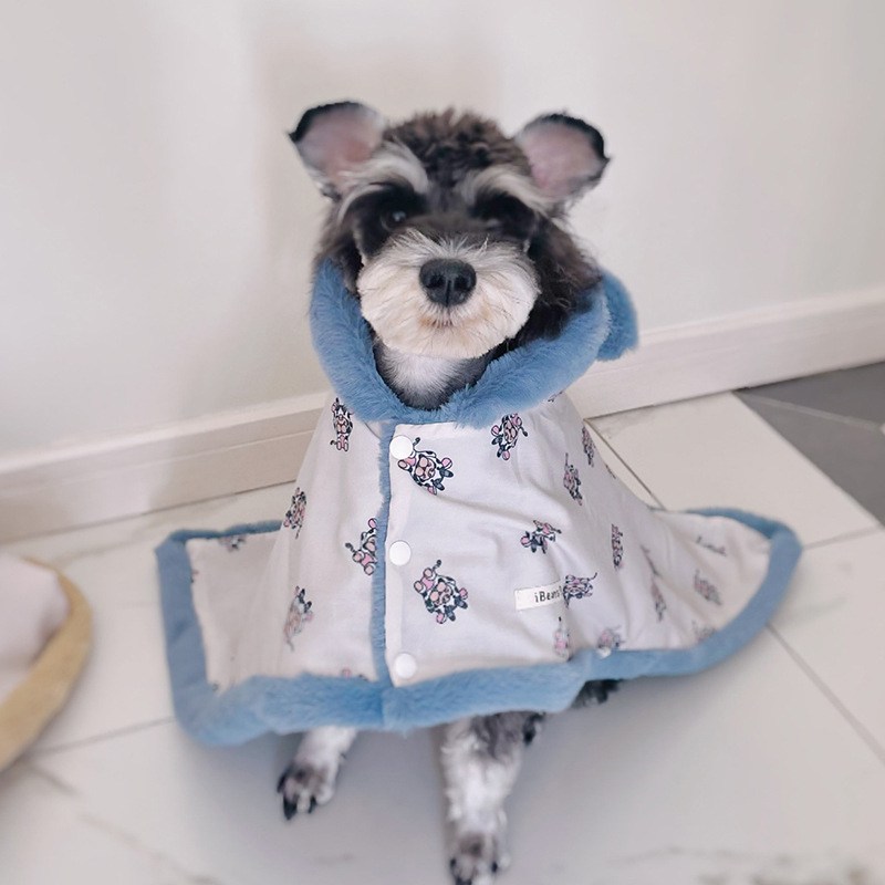 IBEANS宠物毛毯兔绒被子狗狗保暖被子狗披风斗篷加厚可爱斗秋冬法