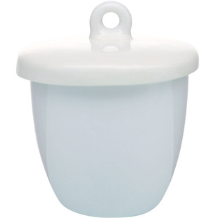 特种陶瓷坩埚加厚耐高温高品质耐酸碱10/50/100/300ml实验室带盖