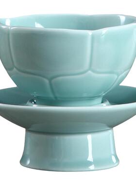龙泉青瓷供天供碗供水杯供天茶碗