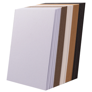 硬纸板硬卡纸A4厚纸板白卡纸硬diy卡板手工大张硬纸壳板垫板活页本外壳白色a5灰色学生硬板纸模型a3牛皮纸板