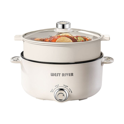 德国全自动烹饪锅一体家用电火锅多功能料理锅蒸煎炒涮不粘电煮锅