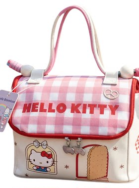 三丽鸥hellokitty饭盒便当手提袋子户外上班族学生带饭专用保温袋