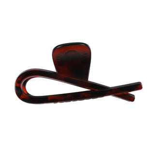 抓夹适合大发量复古后脑勺夹子高级玳瑁色盘发鲨鱼夹发夹大号头饰