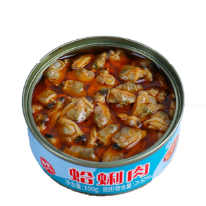 麻辣蛤蜊肉罐头海鲜熟食