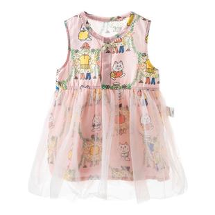 【甜心派对】aqpa爱帕宝宝儿童夏季女宝专款连衣裙女娃裙子