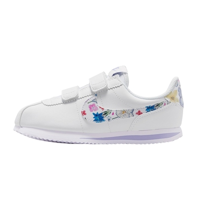 NIKE耐克小童鞋26春新款CORTEZ印花运动鞋魔术贴休闲鞋IO9257-100