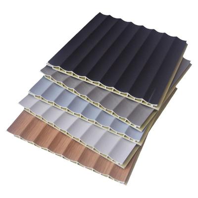 生态木内圆格栅板波浪长城板防潮