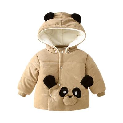 婴儿棉袄宝宝棉服冬季男童保暖衣儿童夹棉外套冬装加绒加厚外出服