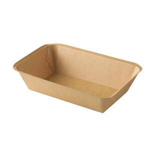 一次性食品级打包盒牛皮纸托盘野餐烧烤炸串烧鸟餐盒碟子打包餐具