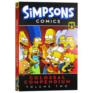 辛普森漫画大全2 Simpsons Comics Colossal Compendium Volume 2 英文原版 经典喜剧漫画书 进口原版英语书籍 Matt Groening
