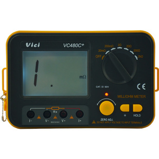 送外接电源线 Vici维希特VC480C+ 毫欧表低阻测试仪 微欧表高精度