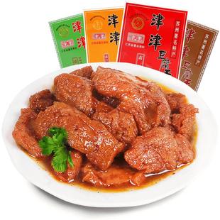 津津卤汁豆腐干素食苏州特产休闲食品豆干儿时零食小吃盒装180g*4
