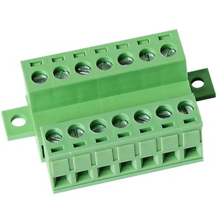 免焊对接2EDGRKC-5.08mm插拔式端子锁板固定5.08MM对插式接线端子