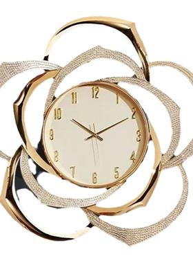 钟表客厅挂钟饰品合金轻奢