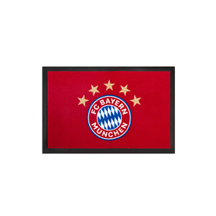 进口拜仁周边入户脚垫红色门厅内外地垫官方正品30054品德居