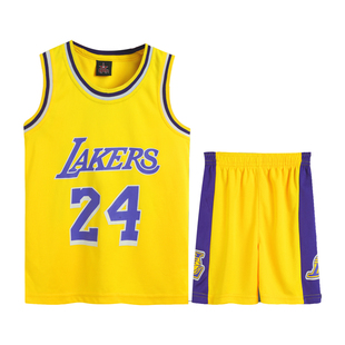 儿童篮球服套装男女欧文速干背心定制詹姆斯23号科比24号夏季球衣