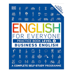 【现货】DK新视觉人人学英语:商务英语练习册第1级 English for Everyone Business English Practice Book Level 1: A Complete