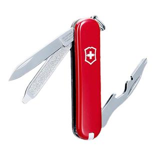 维氏瑞士军刀司号员58mm多功能折叠小刀指甲挫螺丝刀0.6163