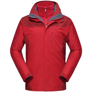 【清仓】RAX冲锋衣男女三合一可拆卸外套加绒加厚两件套户外服装