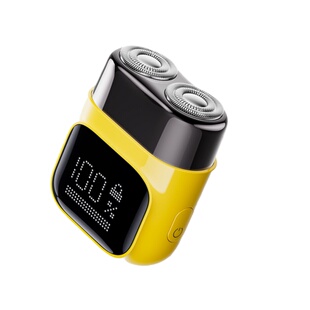 【情人节礼物】须眉新款电动男士剃须刀双刀头便携屏显刮胡刀正品