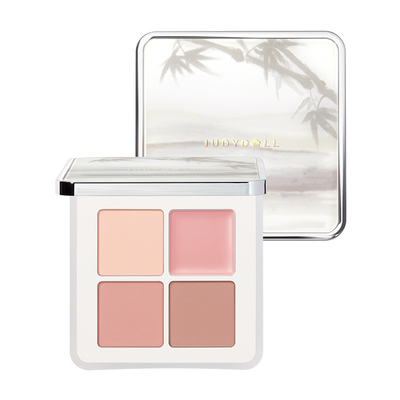 橘朵新中式画竹四色腮红