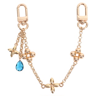 适用lv老花包四叶草宝石包挂饰钢链子改造almabb贝壳包装饰配件