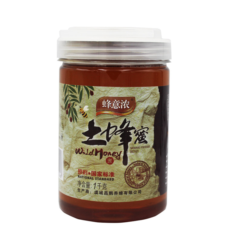 蜂意浓土蜂蜜紫云英百花蜜中老年