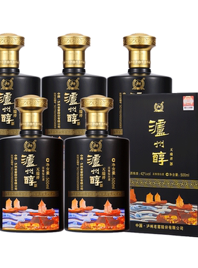 泸州醇天瑞祥黑浓香型白酒42度