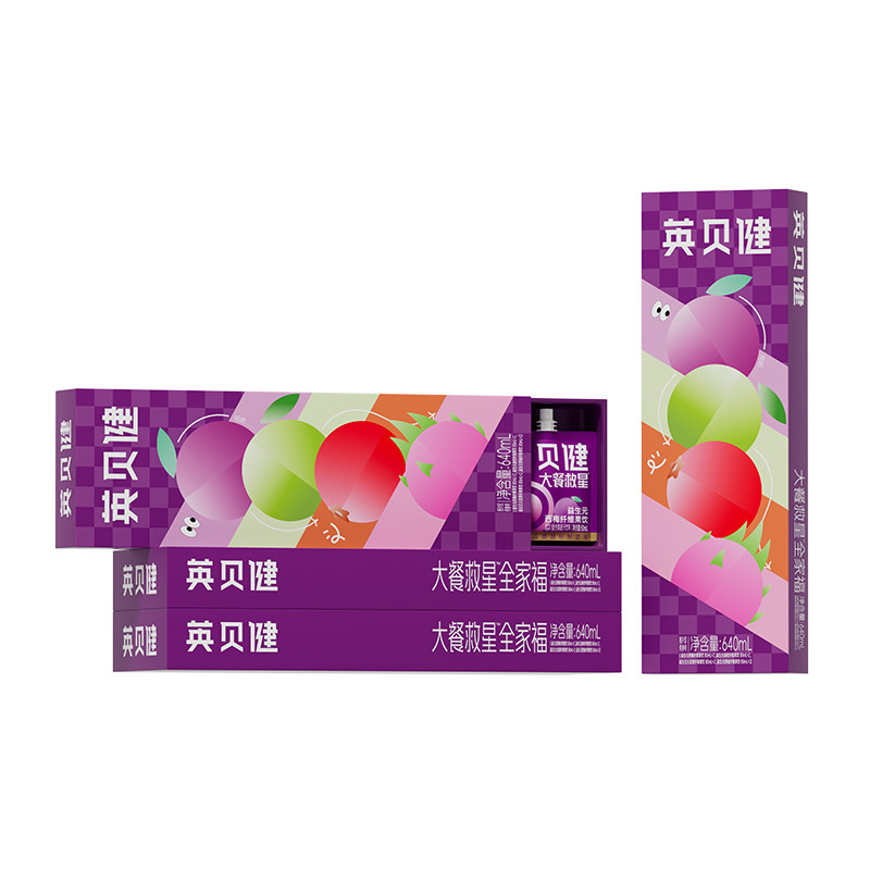 英贝健大餐救星全家福礼盒640ml【内含8袋】