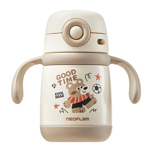 韩国Neoflam宝宝保温杯吸管杯婴幼儿学饮杯6个月以上儿童水杯奶瓶