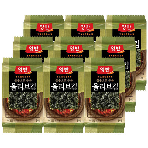 韩国进口东远橄榄油烤海苔片原装烤紫菜儿童即食零食寿司专用拌饭